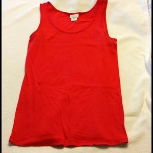 Oh Baby by Motherhood maternity red tank top